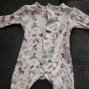 Magnetic infant girls sleeper size 6-9 months.